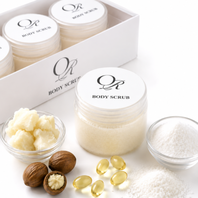 Natural Body Scrub - 3 jars