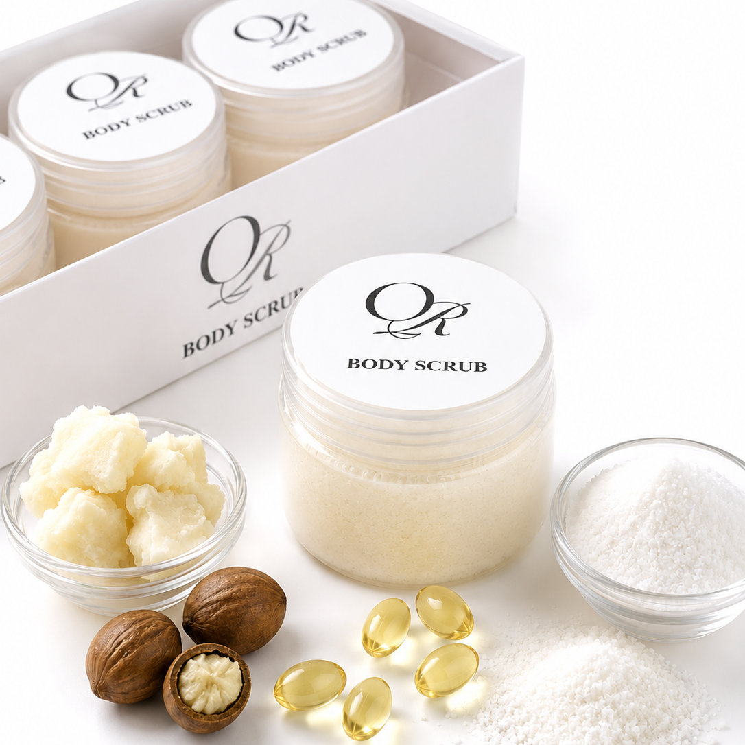 Natural Body Scrub – 3 jars
